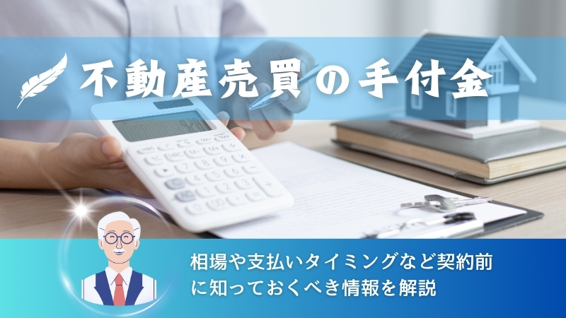 【不動産売買の手付金】相場や支払いタイミングなど契約前に知っておくべき情報を解説 